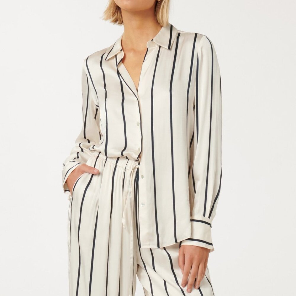 Evernew Harvey Satin Shirt - Picture 1 of 2
